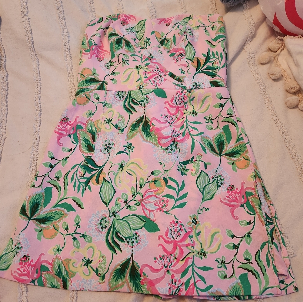 NWT Lilly "kylo" skirted romper
